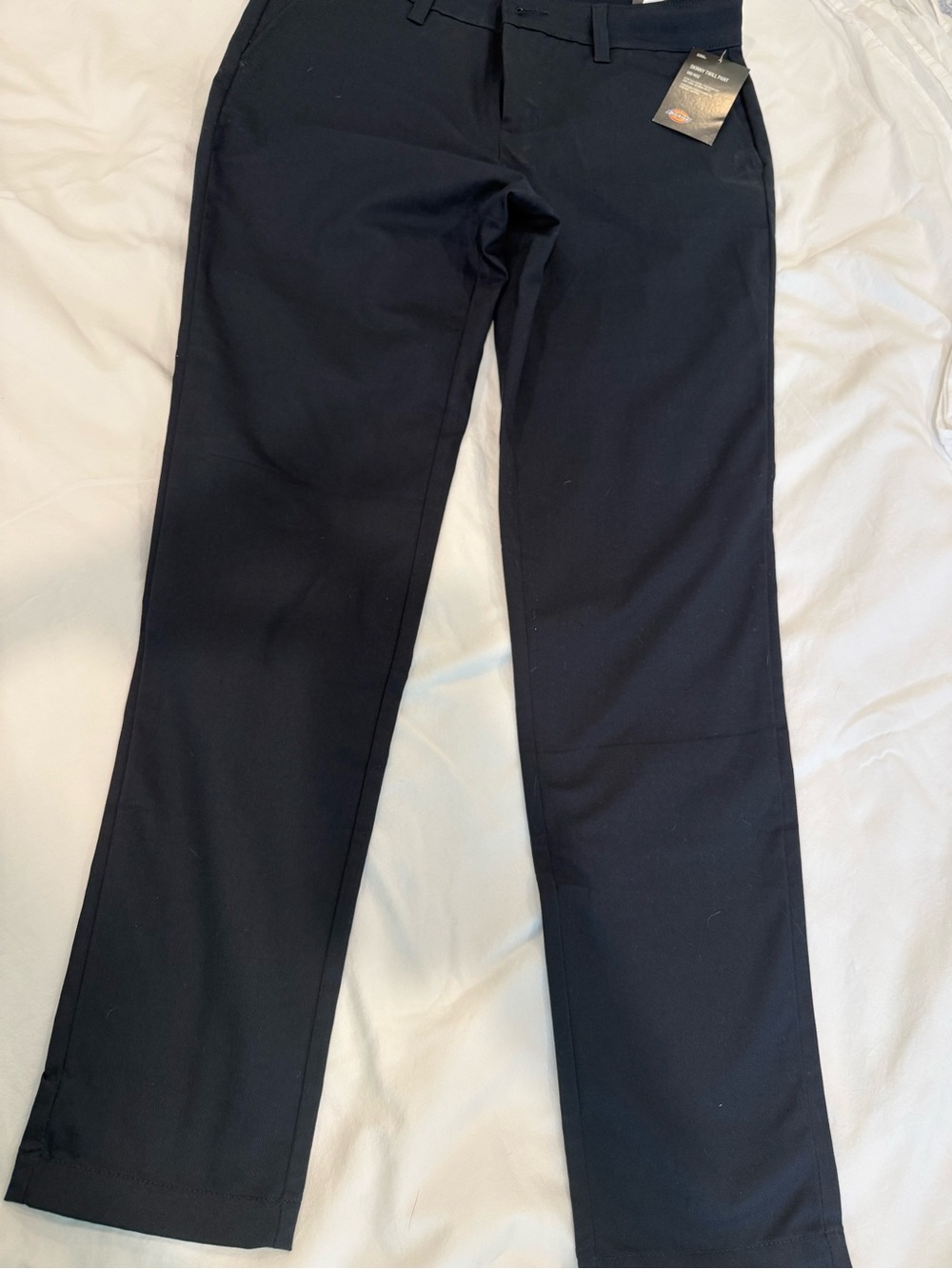 Dickies Men's Navy Straight Chinos
